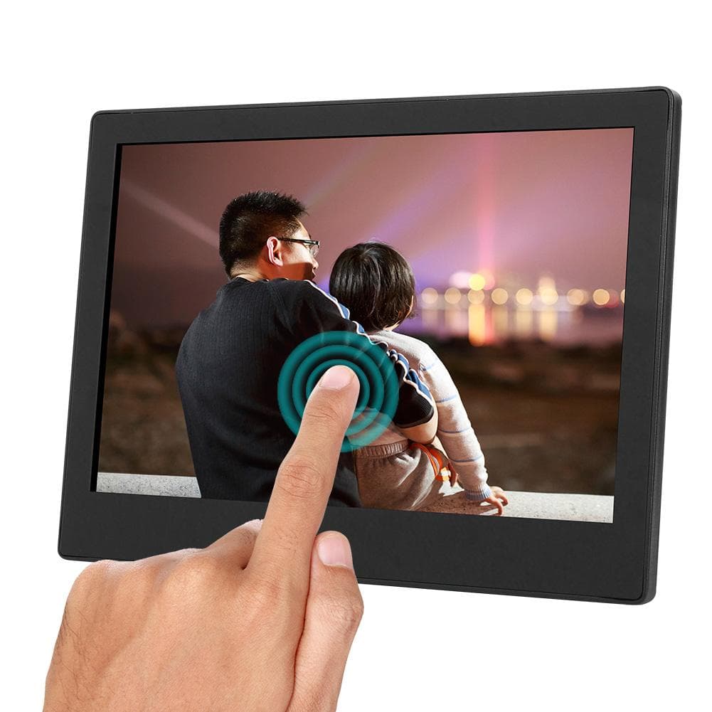 10.1in IPS High Definition Display Screen Electronic Photo Album Wifi Photos Frame Wireless AU Plug