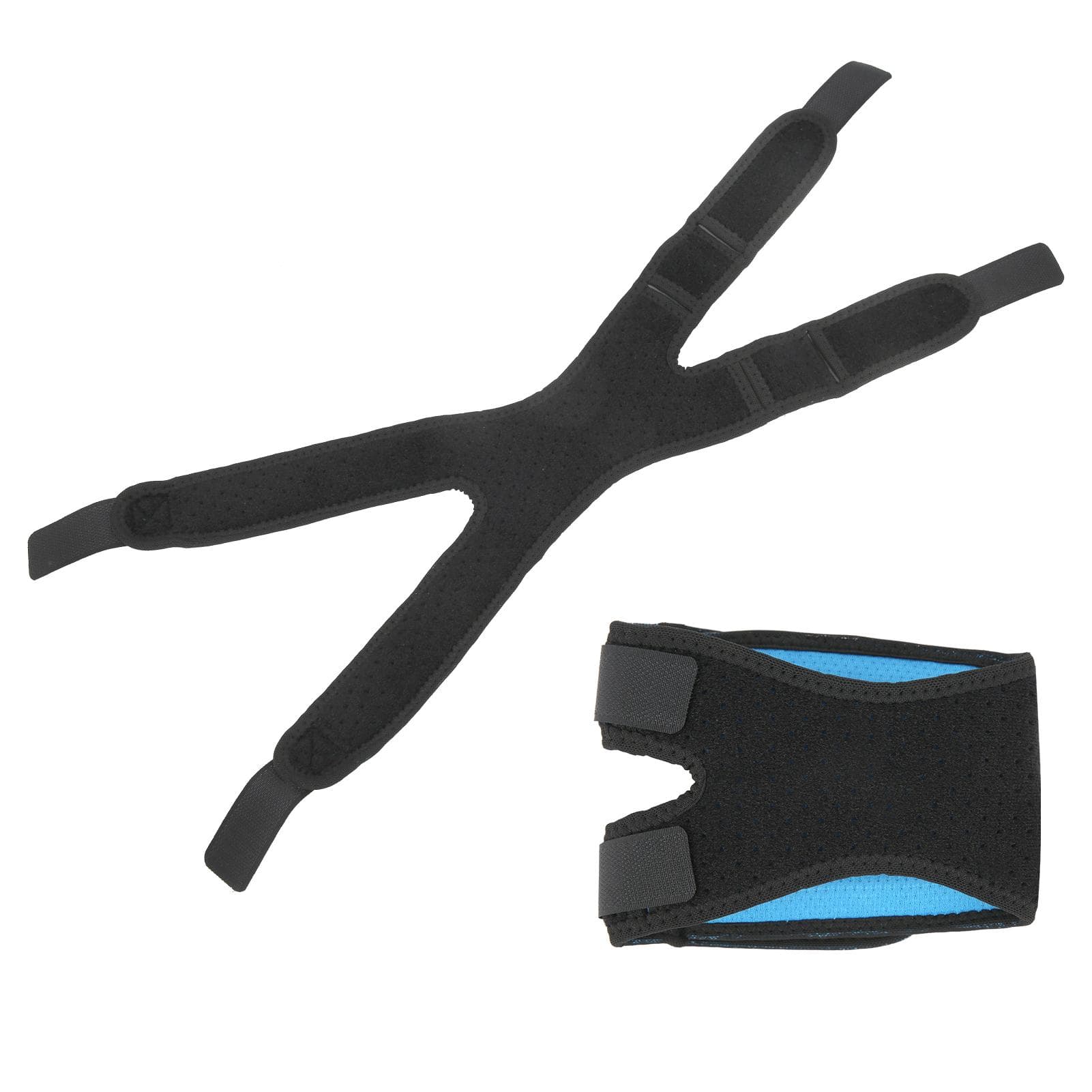 Kneepad Adjustable Elastic Knee Support Compression Brace AntiSlip Protective Strap for Sports
