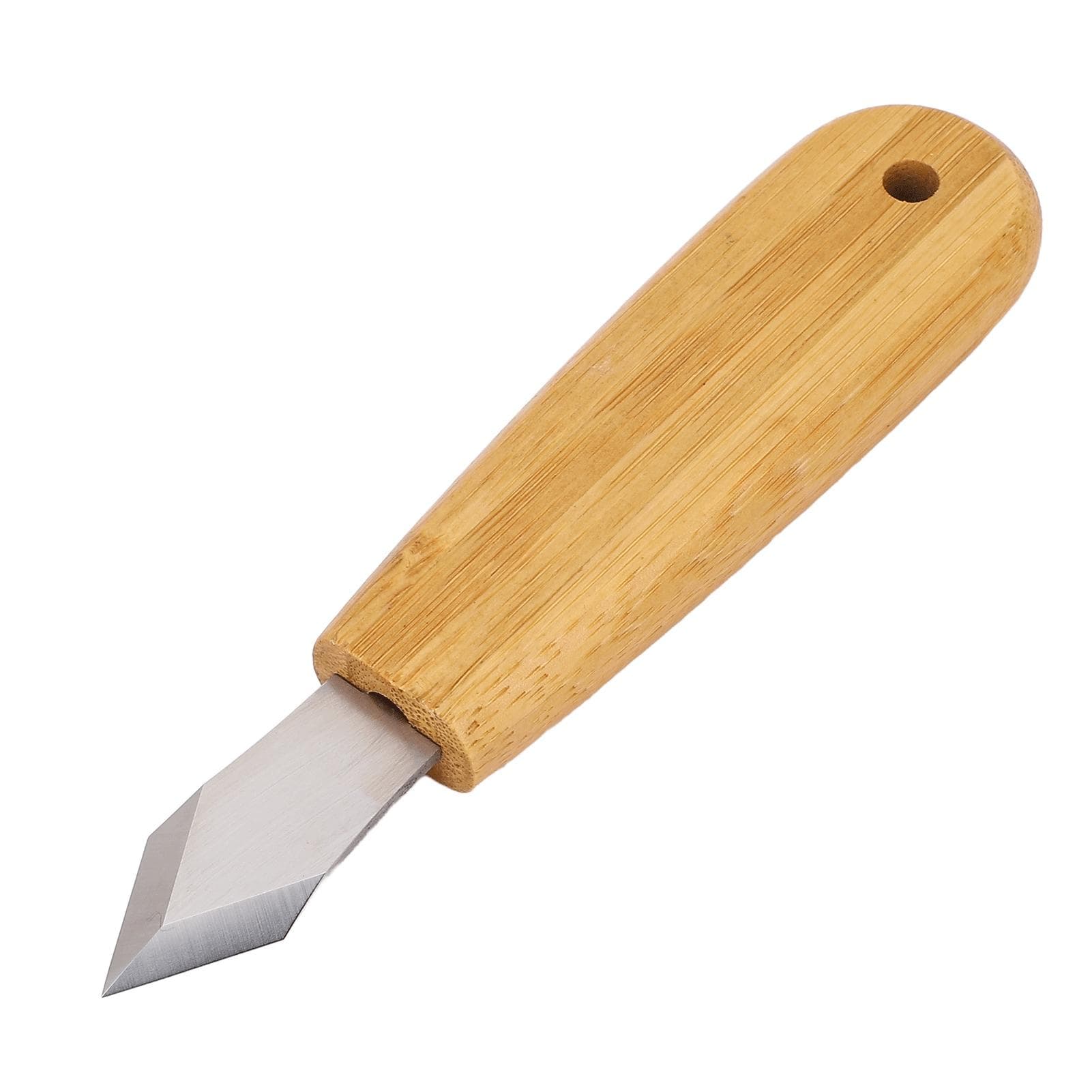 Carving Cutter Bambusoideae Handle 2 Edged Steel Blade Wood Carving Cutter for Accurate Marking and