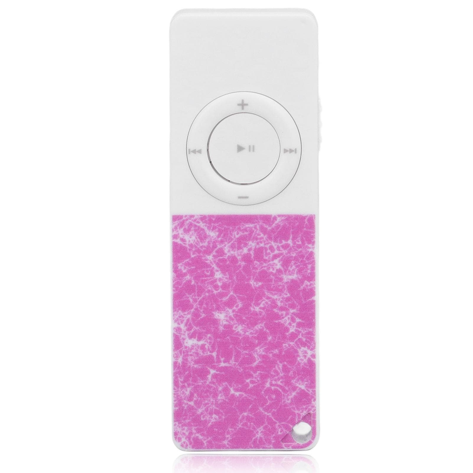 MP3 Player Slim Classic Multifunction HiFi Lossless Sound Music Player Supports Up to 64GB Fuchsia red/purple