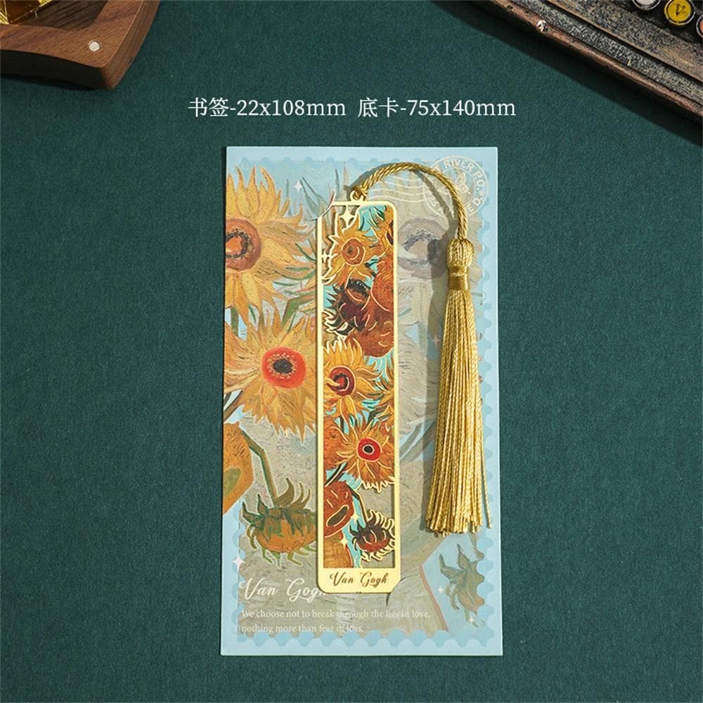 Hollow Flower Metal Bookmark Exquisite Sunflower Lotus Rose Shape Book Marks Student Reading Stationery School Supplies Gifts B