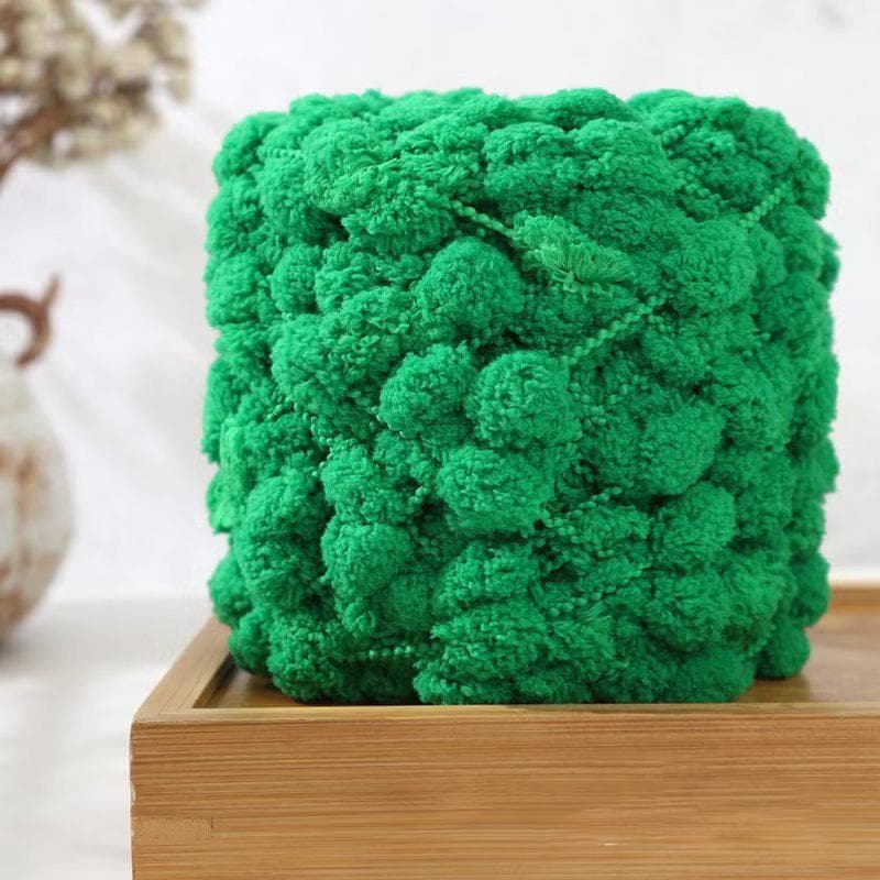 100g/roll Snowball Wool Colorful Thick Ball Yarn Rainbow Velvet Polyester Yarn