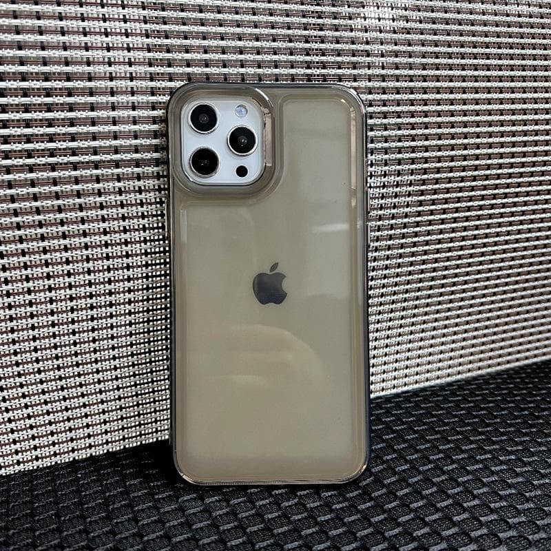 IPhone13 Mobile Phone Case Large Hole 16 Suitable for Apple 15 ProMax Electroplating Button 12 Anti-fall 11 Soft Shell iPhone 7Plus/8Plus