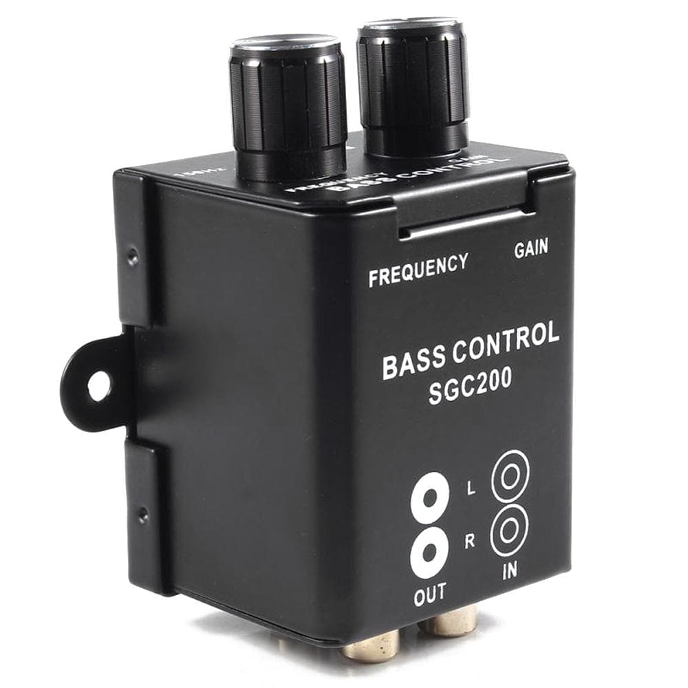 Universal Car Amplifier Speaker Bass Controller RCA o Volume Regulator Control Knob black