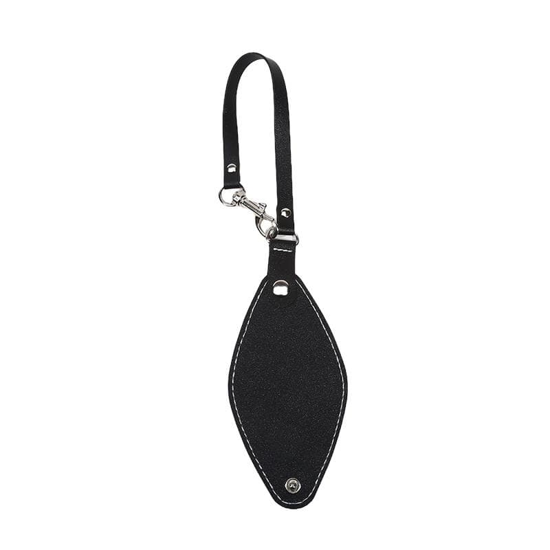 Multi-purpose PU Leather Gloves Hook Outdoor Camping Tactical Climbing Rope Holder Anti-lost Hanging Buck Strap Safety Clip Belt black