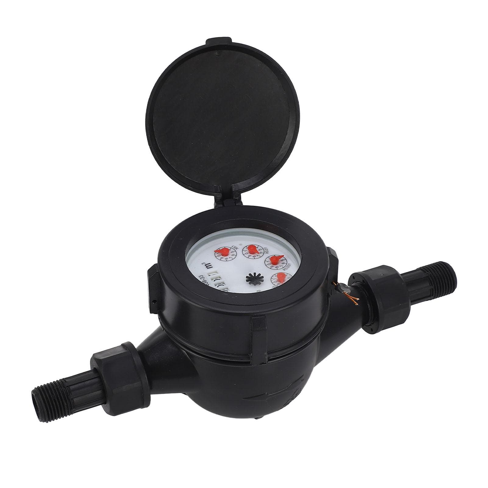 Water Meter Dry Flow DN15 Indoor Outdoor 15mm Magnetic Coupling Transmission Corrosion Resistant