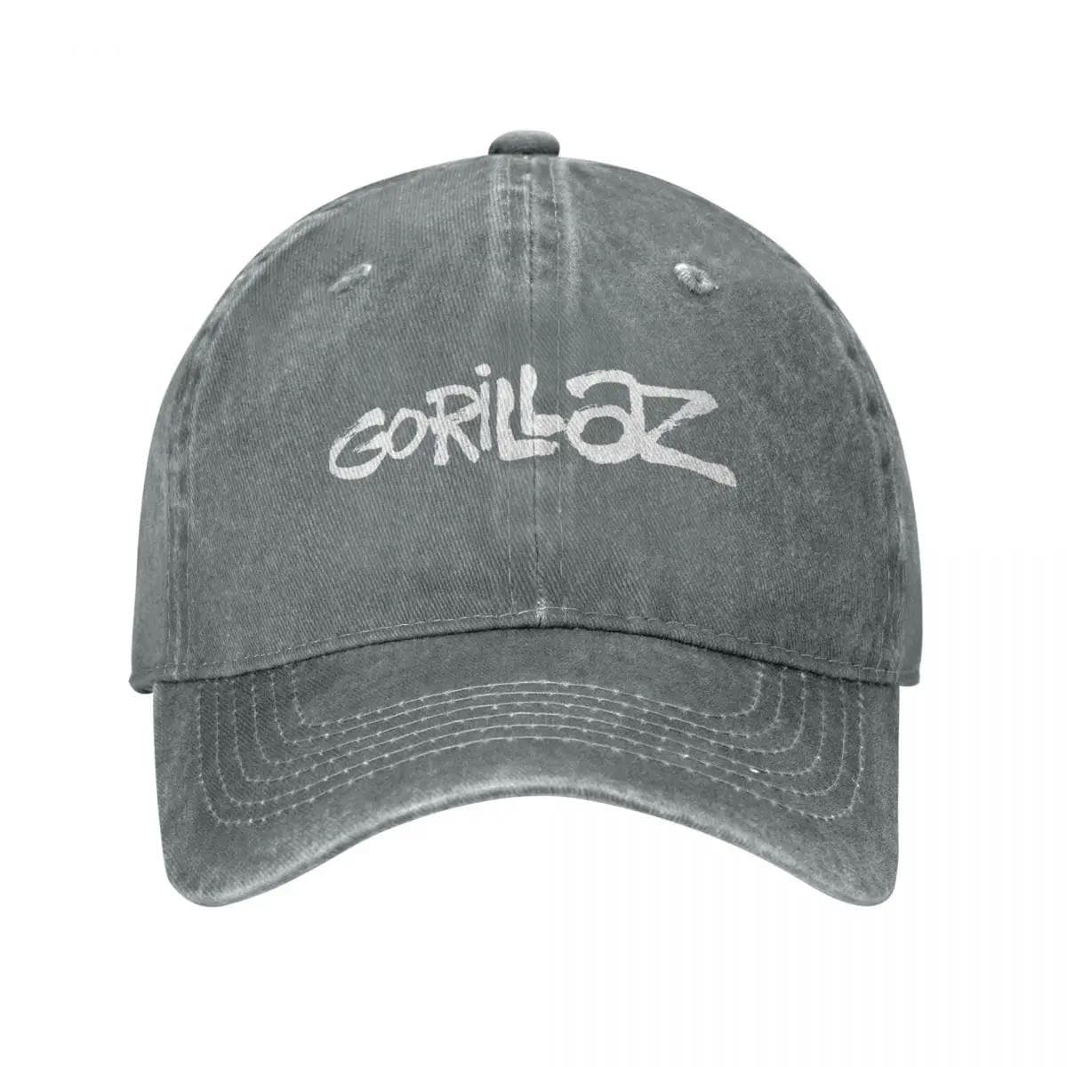 Gorillaz Unisex Baseball Cap Distressed Cotton Hats Cap Vintage Outdoor All Seasons Travel Unstructured Soft Snapback Cap One Size