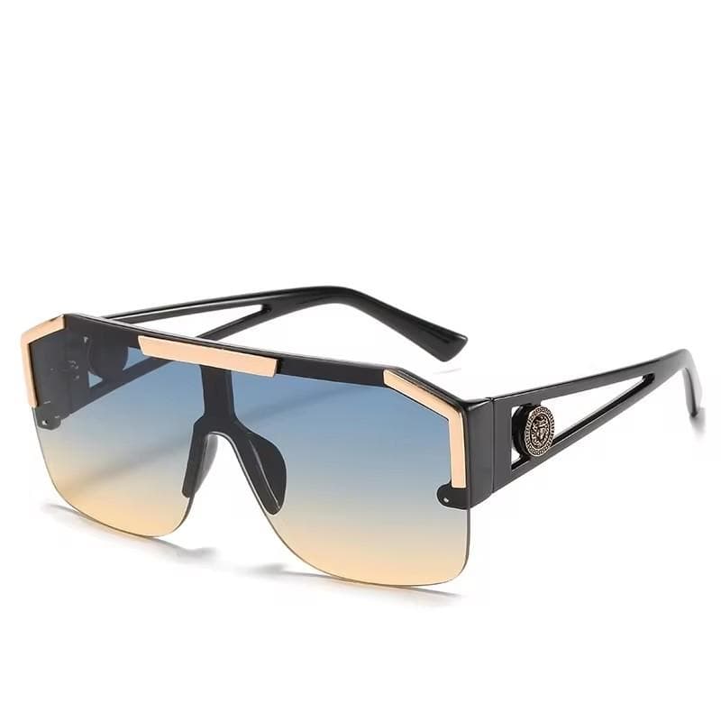 Oversized Square Sunglasses for Men Women Gradient Lens UV400 Protection Fashion Sports Driving Glasses