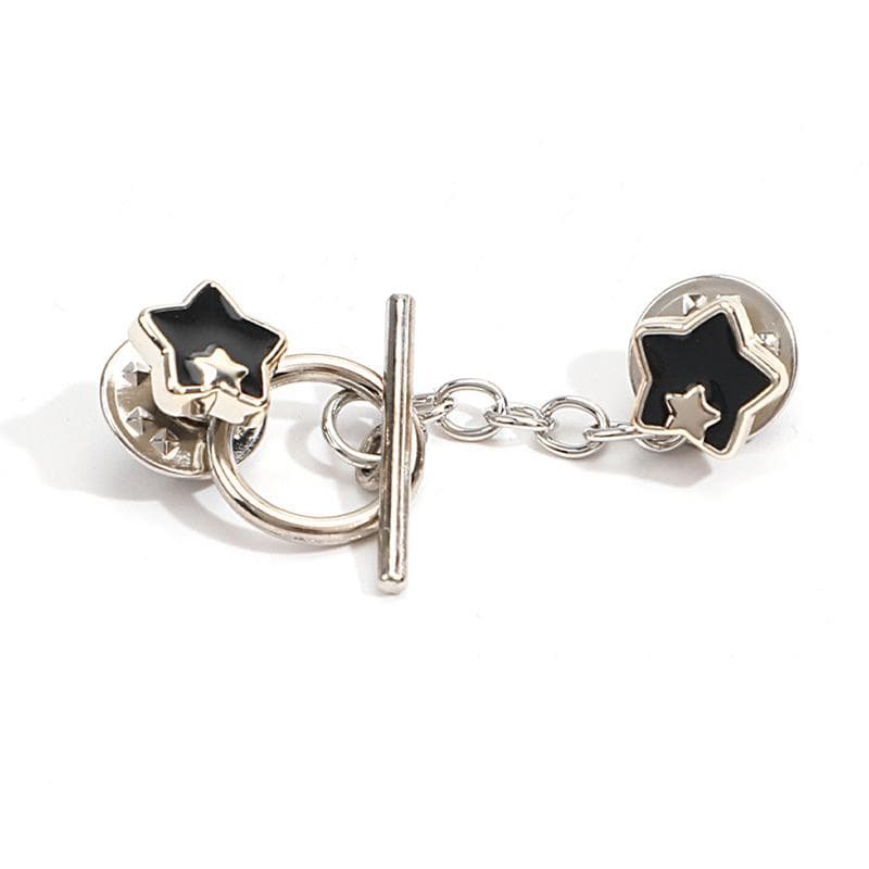 1 pair Anti leakage Clothing Chain Collar Fixed Connection Buckle