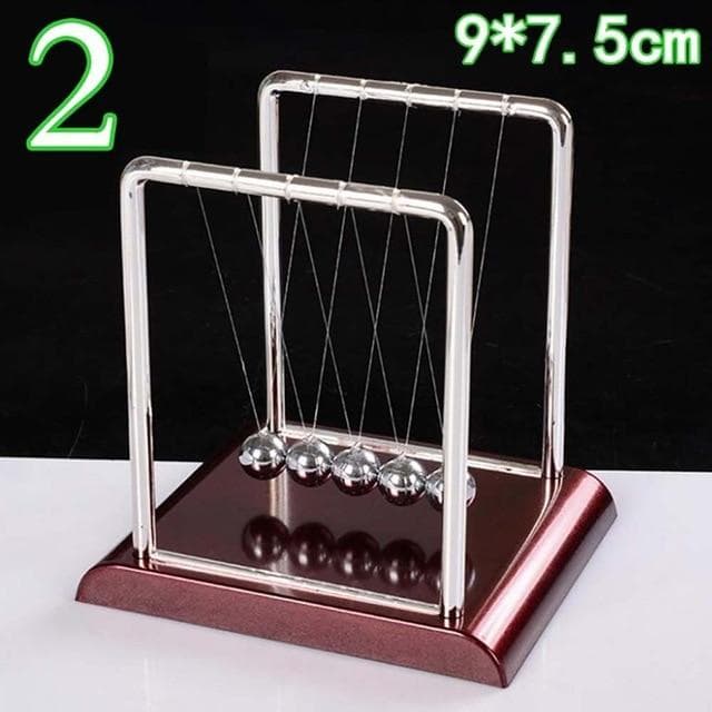 1pc Newton's Cradle Kids Toys for Children Educational Toy Desk Table Decor Metal Balance Ball Pendulum Juguetes Antistress Game B