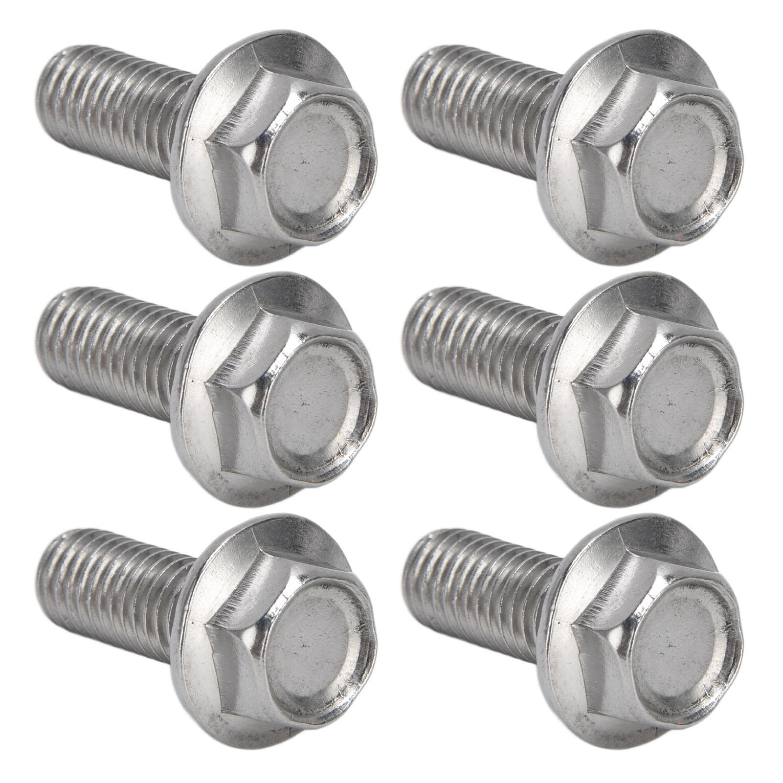 20Pcs M10x1.5 Screw Bolts A2?70 Stainless Steel Flanged Hex Head Bolt with Gasket DIN6921M10x60