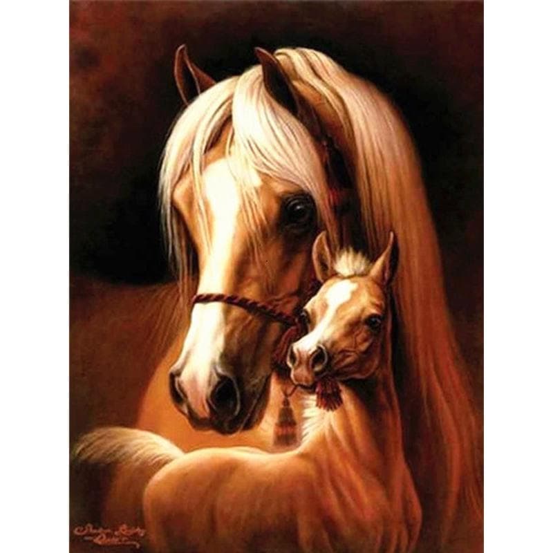 5D DIY Diamond Painting Animal horse Embroidery Cross Stitch 5D Home Decor Gift 20X30CM