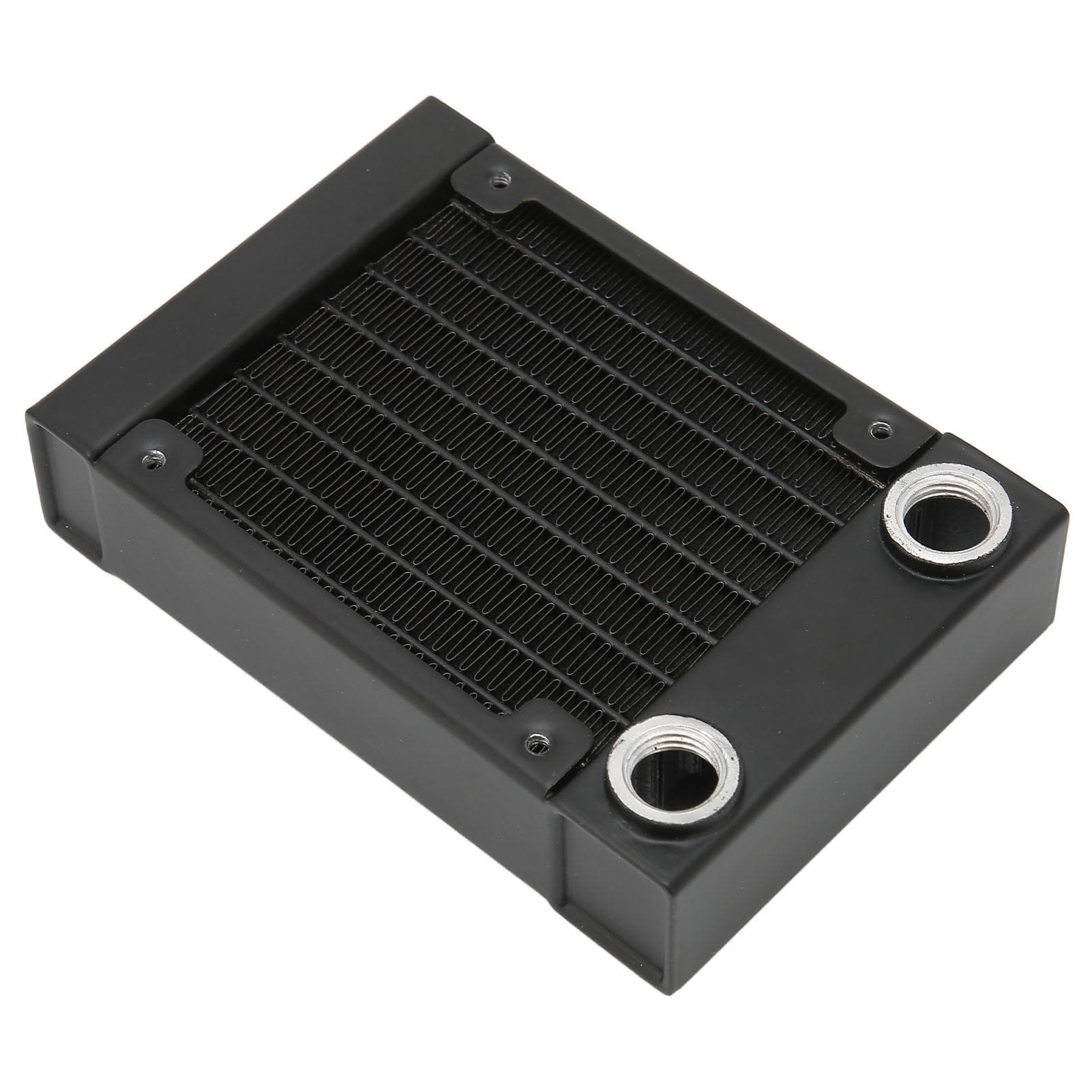 Aluminum Heat Exchanger 8 Pipes G14 Thread 80mm Water Cooling System with Screws for Engraving