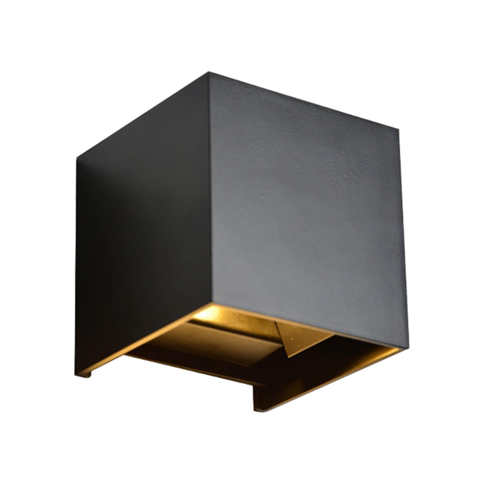 6W LED Square Up and Down Light Modern Living Room Bedroom Wall Light Adjustable Luminous Angle
