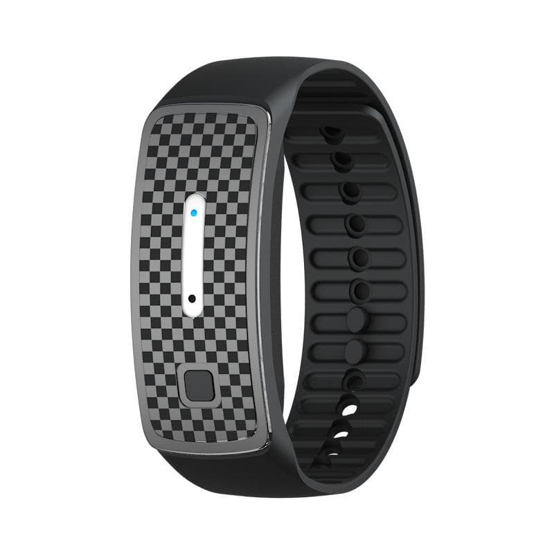 Ultrasonic Wristband Anti-mosquito Bracelet Outdoor Pest Insect Bugs Mosquito Repellent Bracelet black