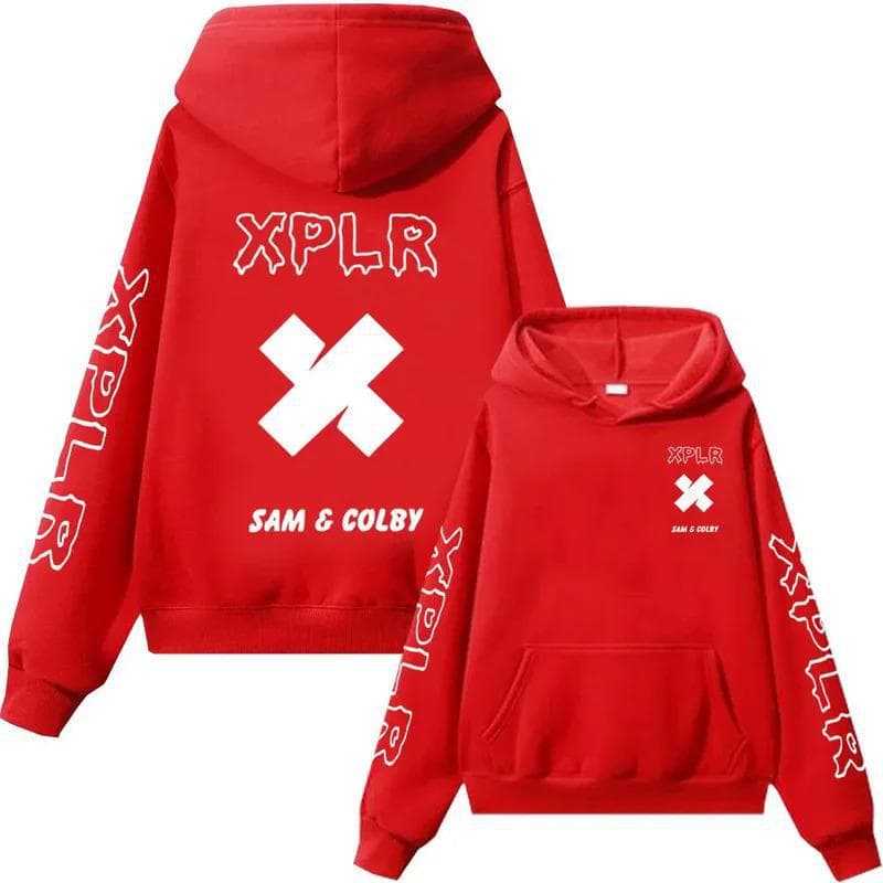 Xplr Hoodie Sam and Colby Chainlink Hoodies S