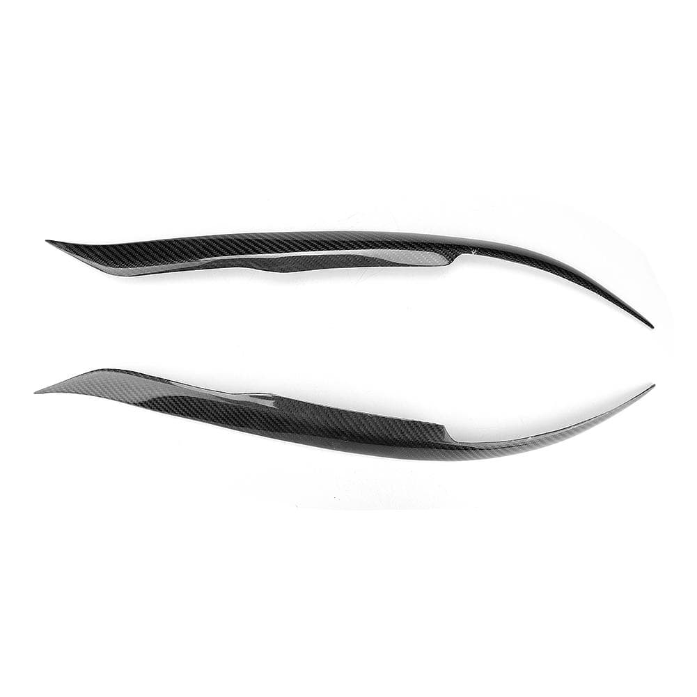Carbon Fiber Car Headlight Eyebrow Eyelid Cover Trim Fits for Mazda 6 20032013
