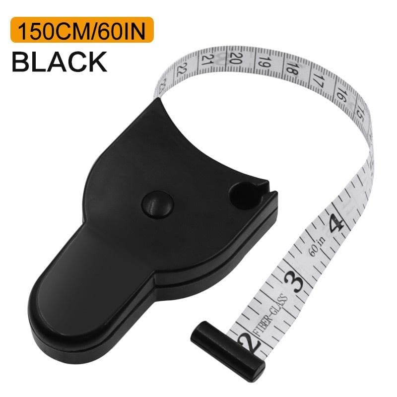 Body Measuring Ruler Sewing Tailor Tape 150cm/60 Inch Sewing Tailor Tape Body Measuring Measure Ruler Dressmaking black