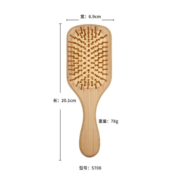 Wood Comb Professional Healthy Paddle Cushion Hair Loss Massage Brush Hairbrush Comb Scalp Hair Care Healthy bamboo comb