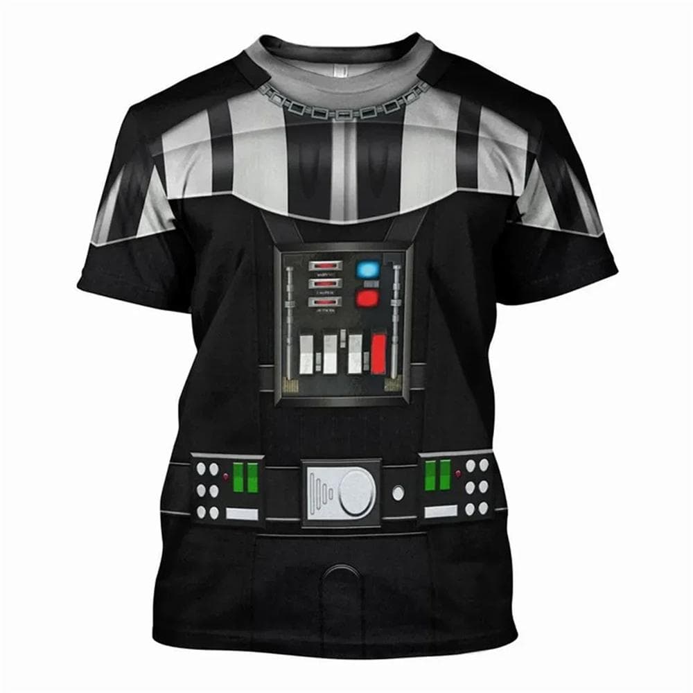 Darth Vader Cosplay Costume Tshirt 3D Full Printed Men T Shirt Fashion Short Sleeve Shirt Summer Streetwear Unisex Tee Tops XS