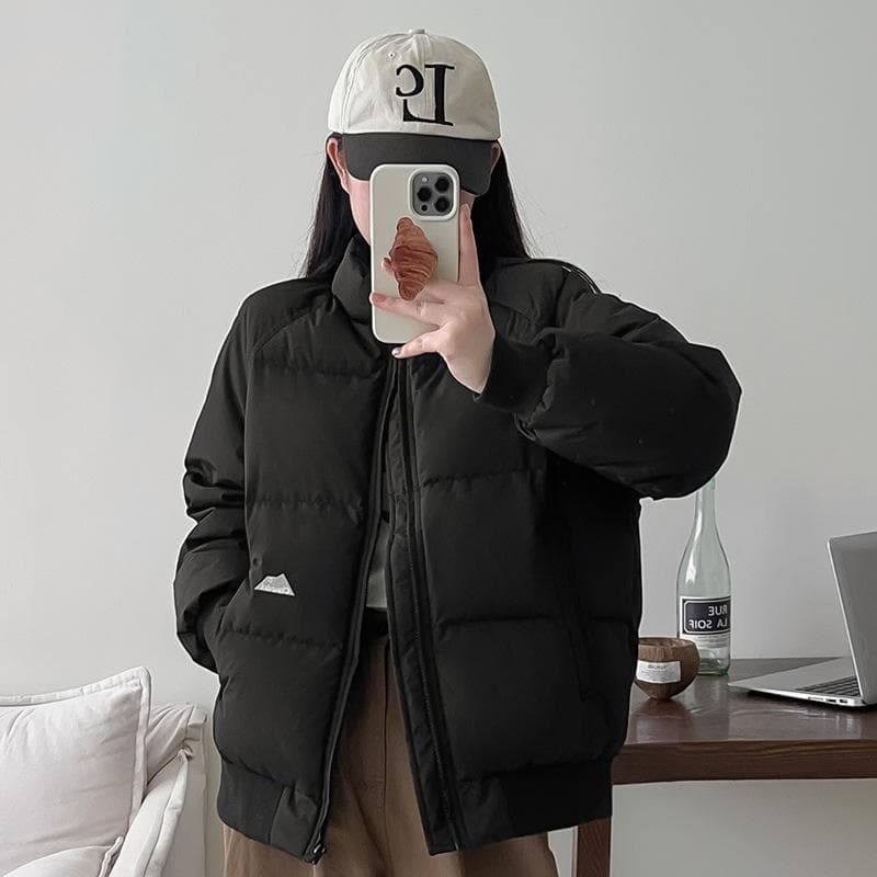 Down Jacket Women's Short New Small Thickened Warm Winter Jacket L