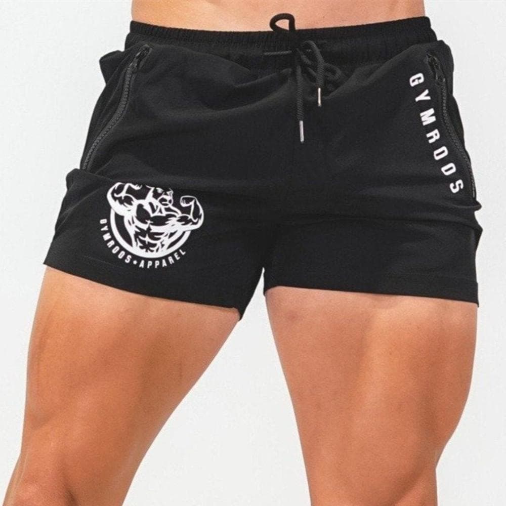 Summer Sport Shorts Men Casual Quick Dry  Gym Fitness Running sports Bottoms 3XL black