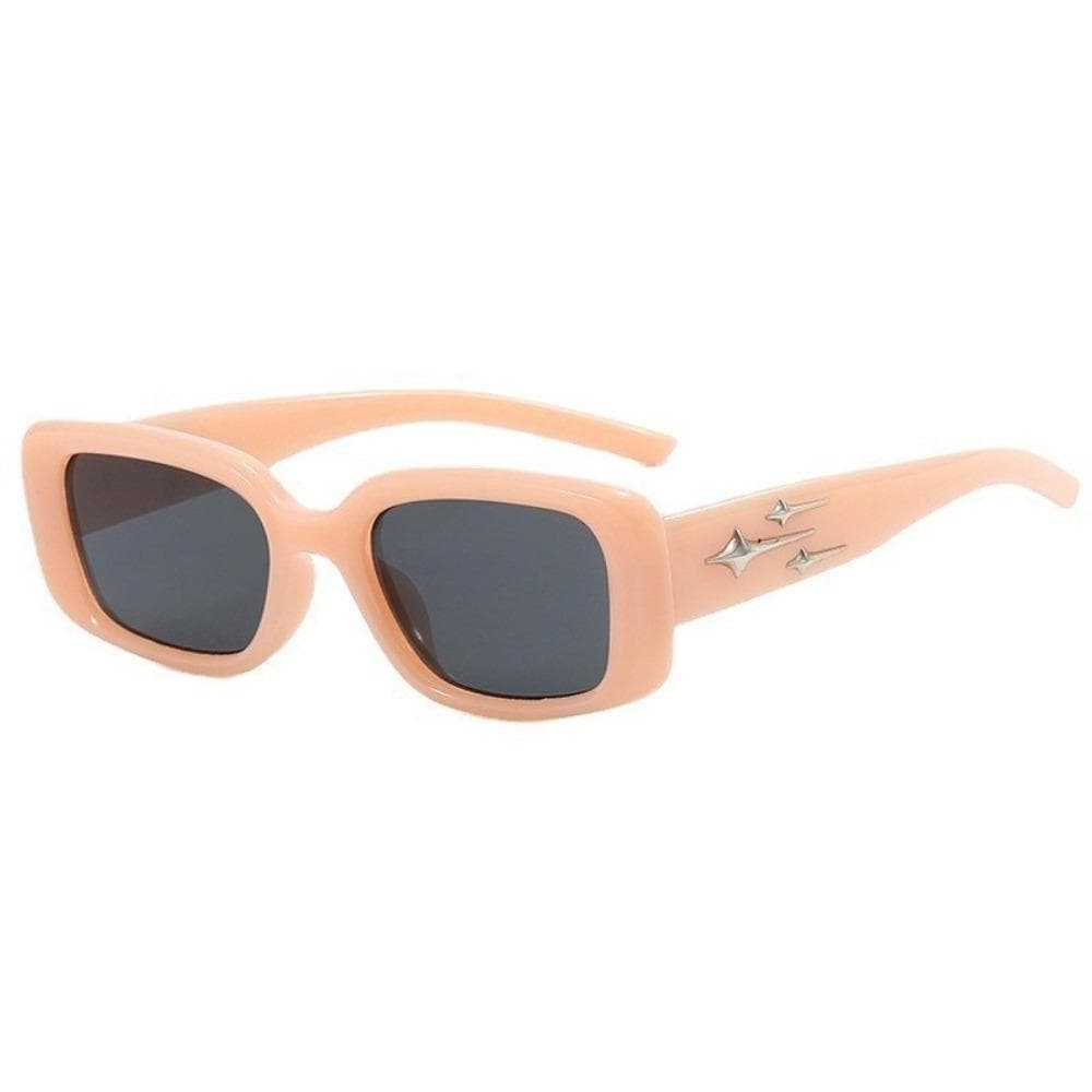 Korean Fashion Retro Rectangle Sunglasses for Women Men High Quality UV Protection Stylish Shade Glasses