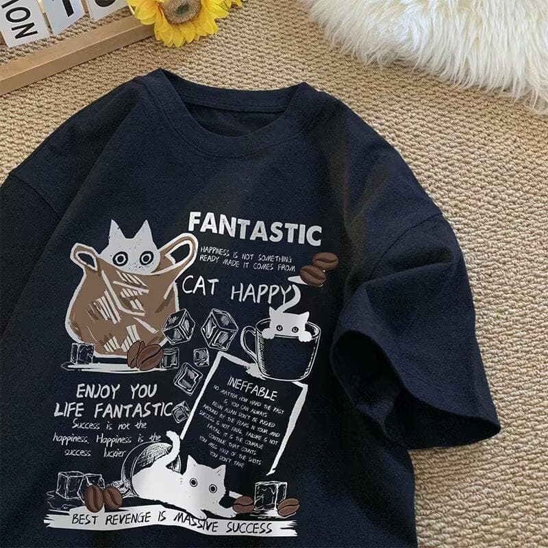 New Short-Sleeved T-shirt Men's Summer Korean Style Trendy Simple Half Sleeve Top Hong Kong Style Loose Casual Fashion Brand T-shirt 8XL black