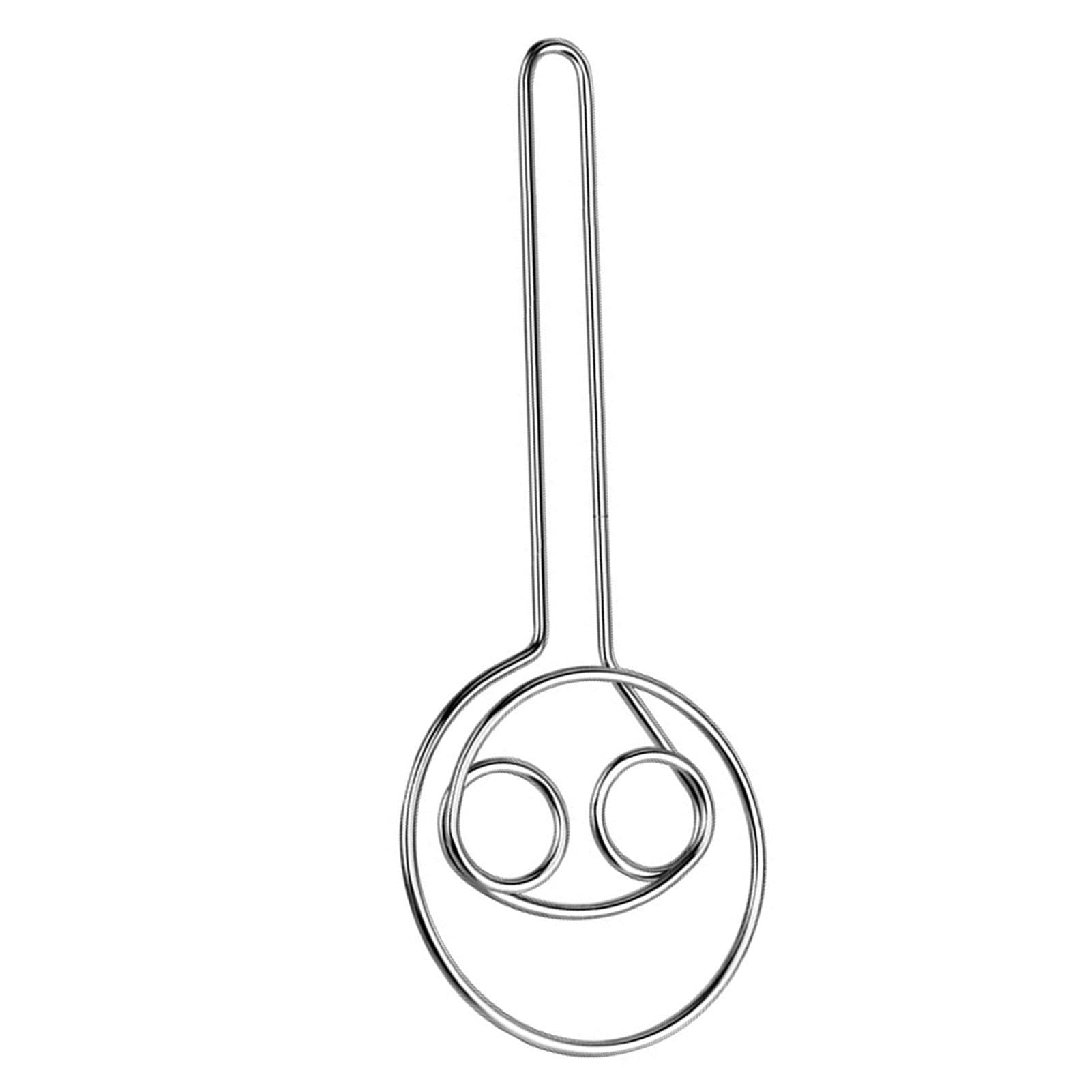 Stainless Steel Whisk Pastry Egg Dough Mixer Double Eye Coil Hand Stirring Tool for Kitchen Cooking