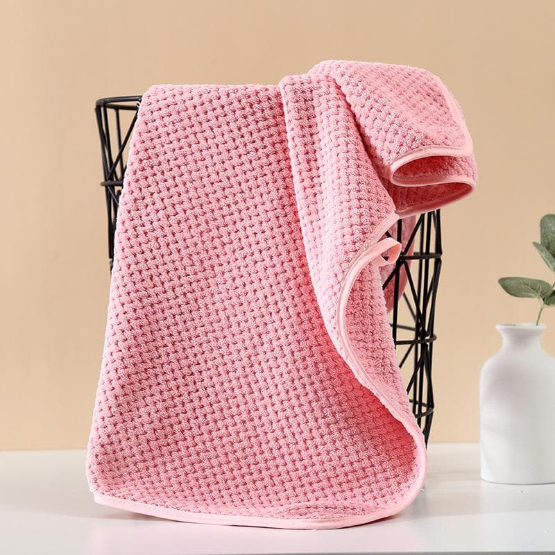 2pcs/lot Large Size Towels Bath Towels Pure Cotton Strong Water Absorption No Lint No Fading Bath Quick-drying Household Towels Skin-friendly and Soft