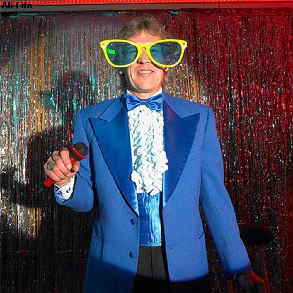 Trendy Masquerade Party Glow Glasses Big Square Shades for Party Decoration Supplies
