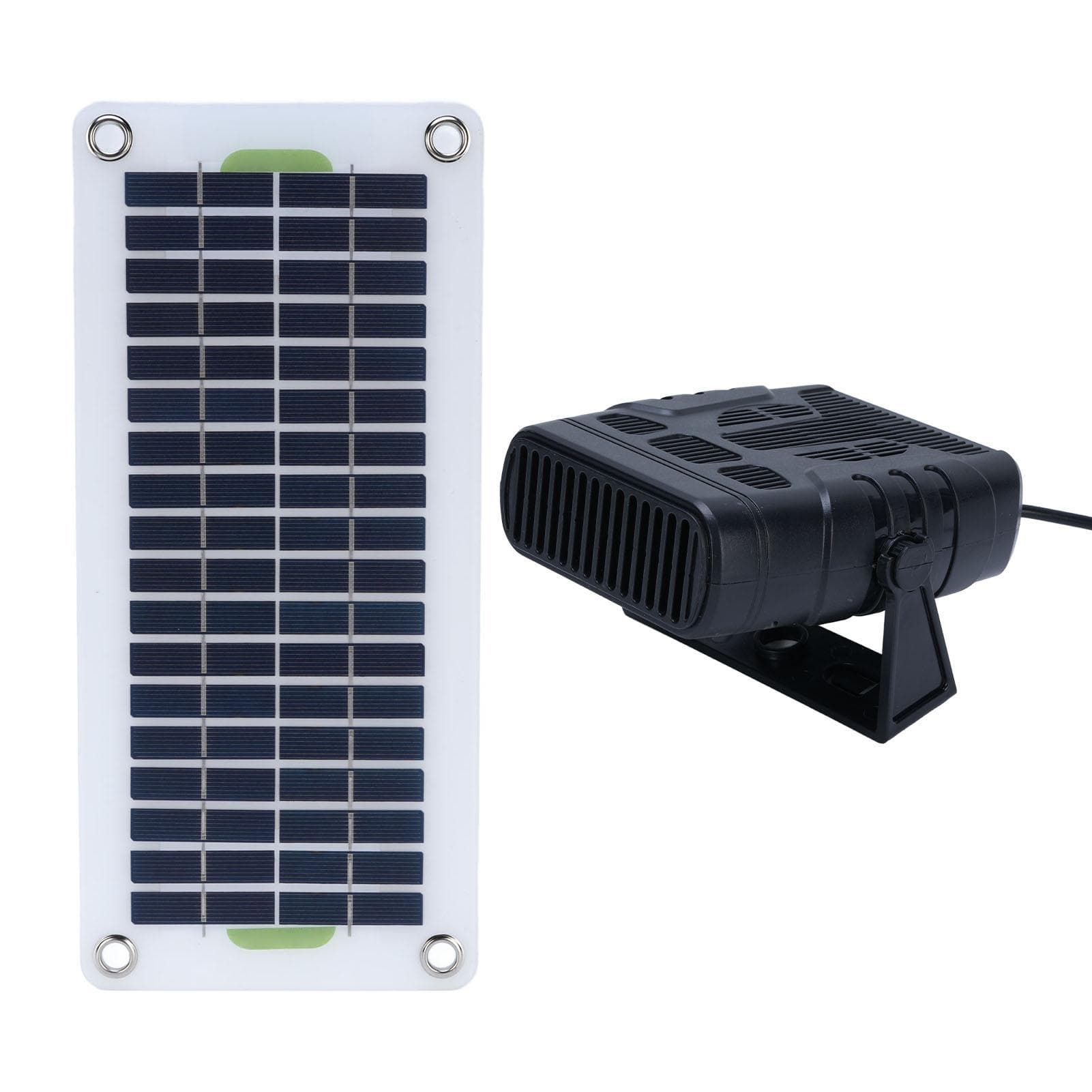 Solar Panel Heater 30W Monocrystalline Silicon Solar Panel Portable Space Heater for Outdoor