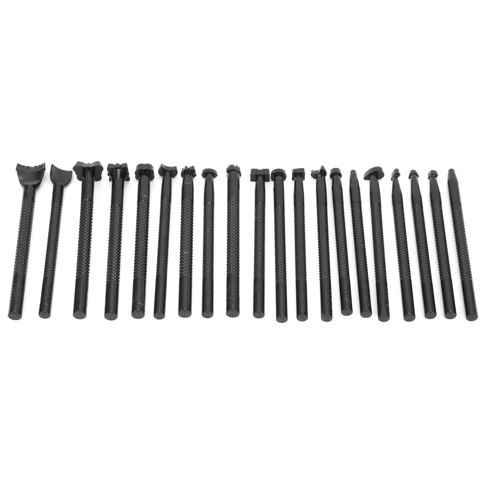 20Pcs Stamping Punch Tool Set Leather Working Saddle Making DIY Leather Craft Carving Stamper
