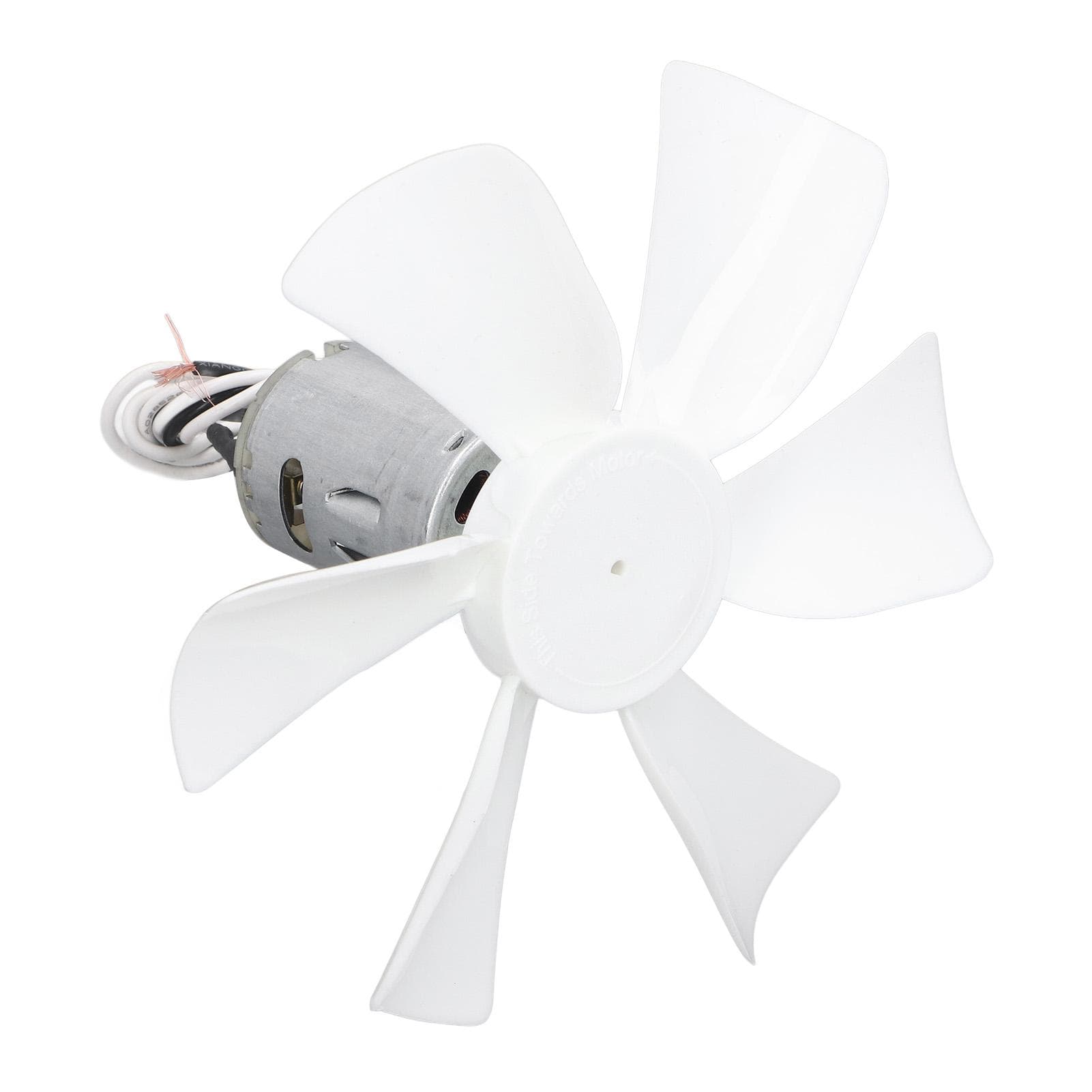 RV Vent Fan Blade Replacement 6in Bathroom Roof Exhaust with 12V D Shaft Motor for Elixir
