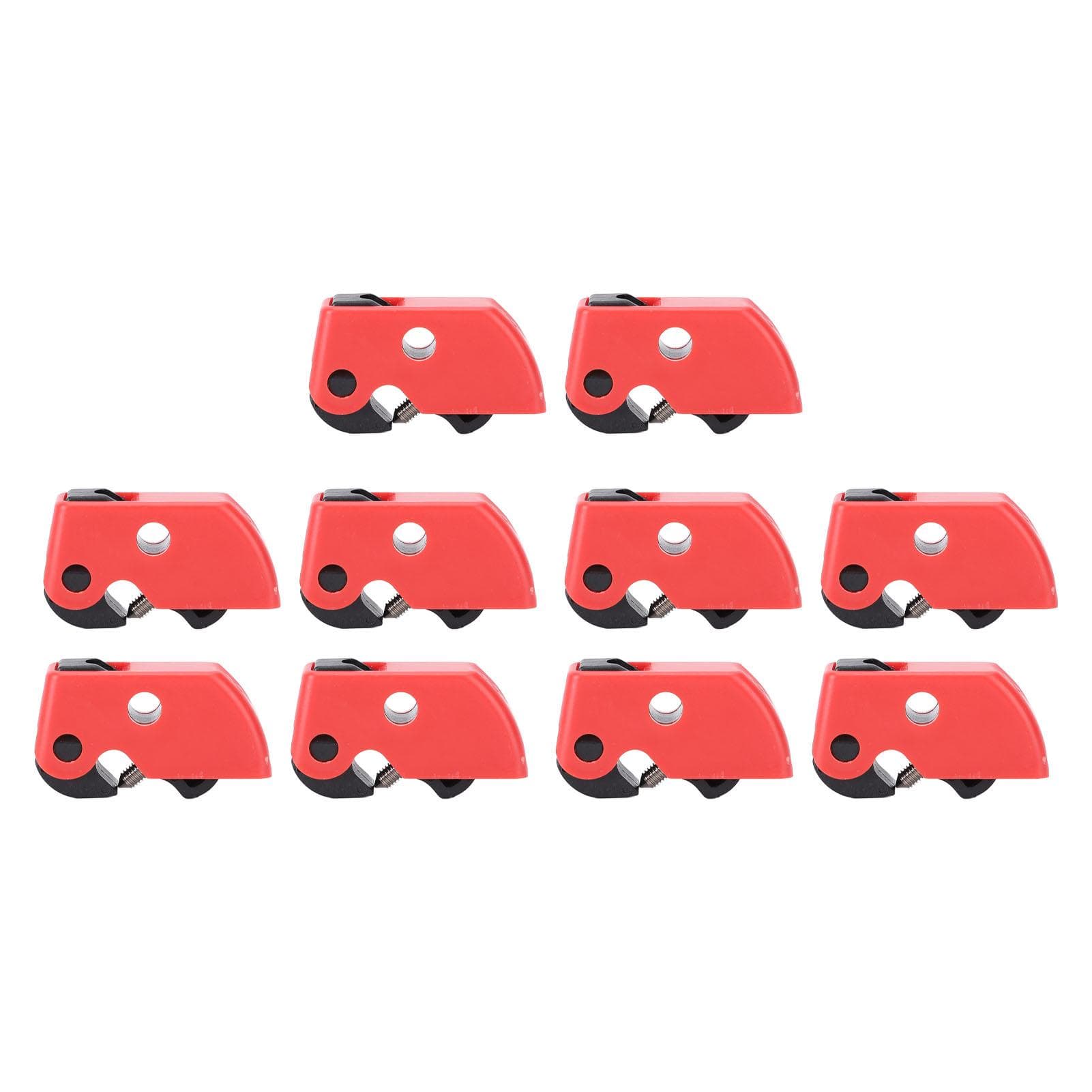 10Pcs Circuit Breaker Lockout Device Kit Universal Miniature for Industrial Automotive Factory