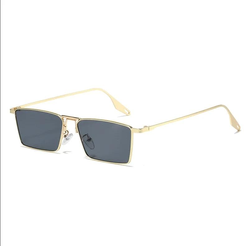 New Niche Small Frame Sunglasses For Men Women Steampunk UV Protection Strong Light Protection Driving