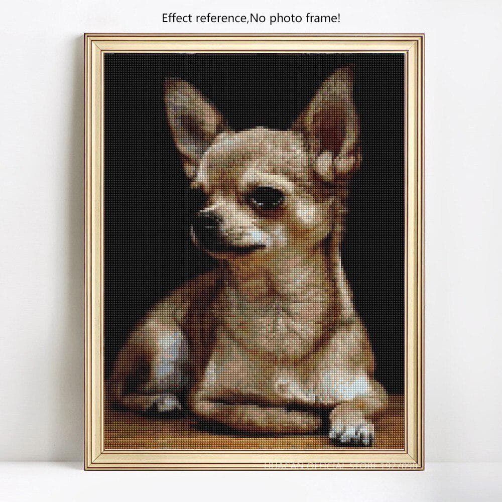 Diamond Mosaic Dogs Diamond Painting Full Round Arrival Animals Diamond Embroidery 20X30