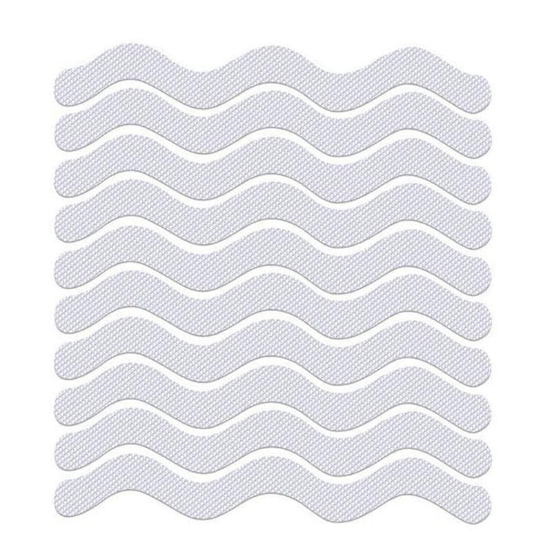 24pcs/Package Transparent Anti-Slip Stickers For Bathroom Floor And Shower - Bathtub Floor Safety Anti-Slip Strips