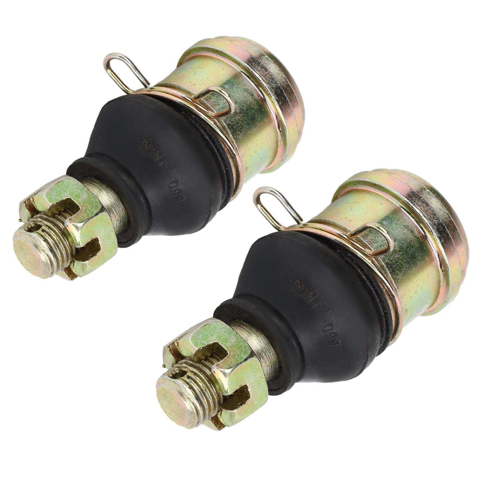 14mm Bolt Tie Rod Ends Ball Joints with Rubber Bushings Steel Alloy for 150cc 250cc Quad Dirt Bike