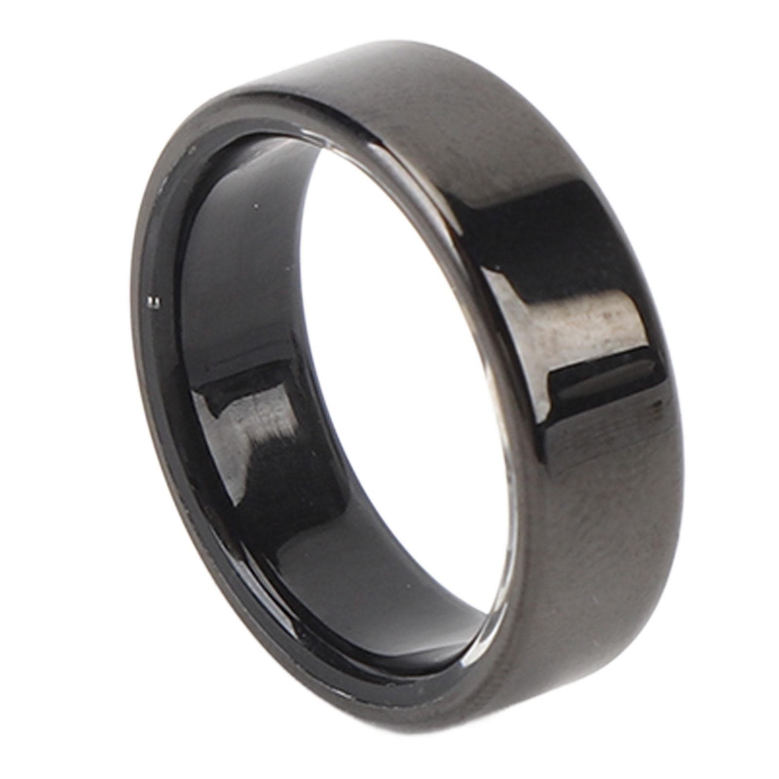 Smart Ring Multi Sport Mode Step Counter IP68 Water Resistant Lightweight Stainless Steel Smart Size 9