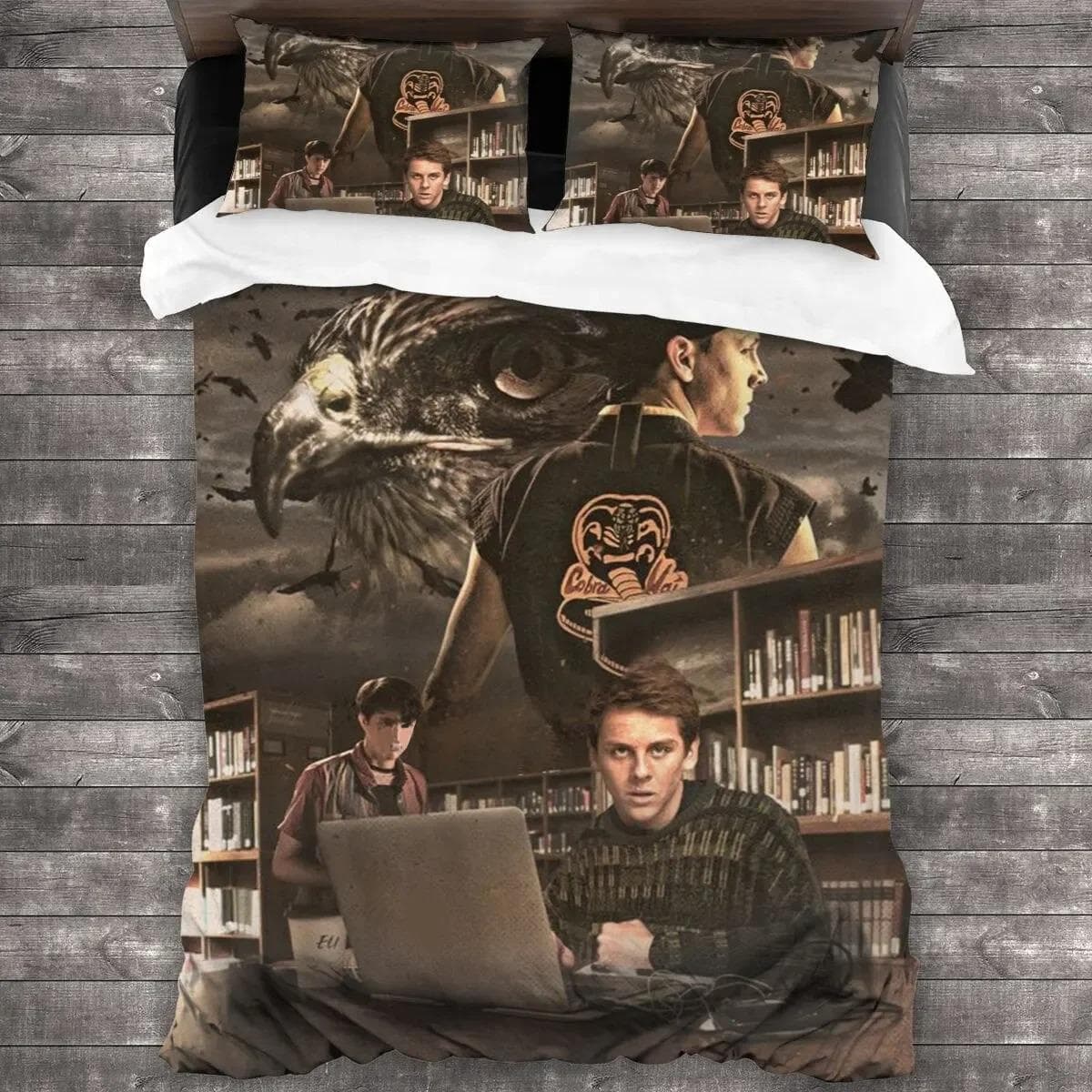 TV Series Cobra Kai Bedding Set Duvet Cover Bedroom Comforter Covers Single Twin King Size Quilt Cover Home Textile 70x133cm 2pcs
