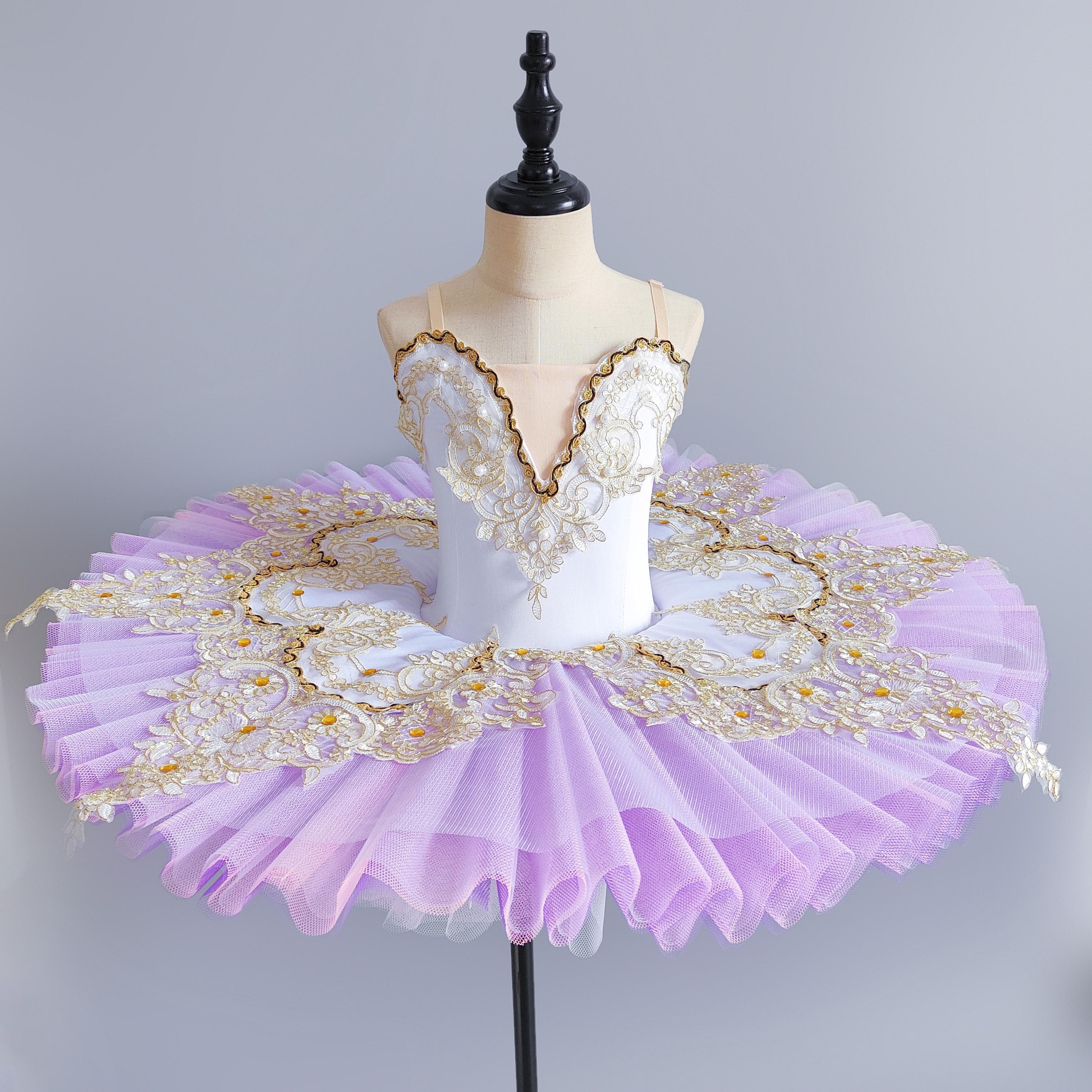 Classic Professional Ballet Tutu Dance Dress Girls Adult Kids Swan Lake Ballerina Party Dance Costume Leotards Ballet Dress 160 CM