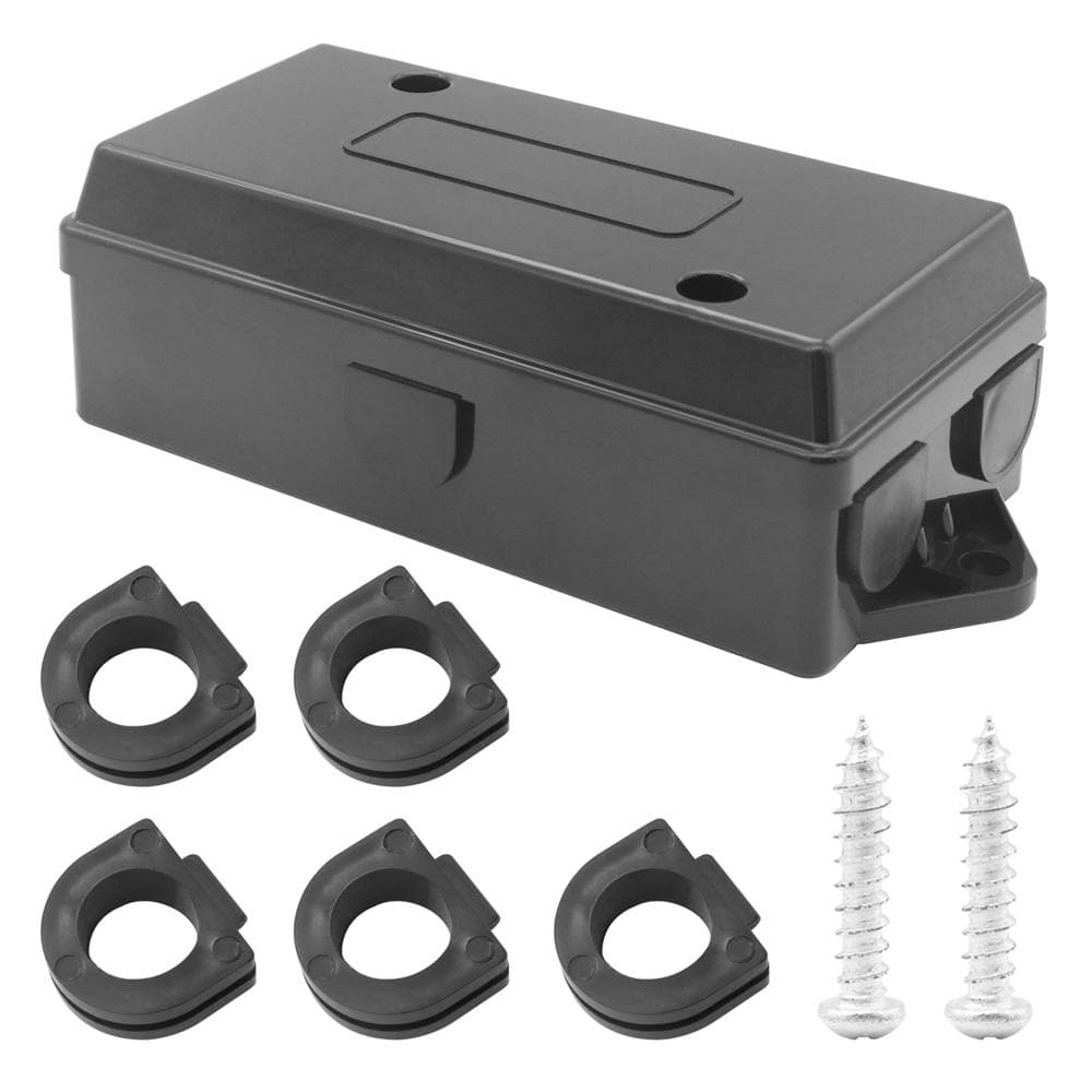 7-Port Trailer Wiring Junction Box 7 Way Trailer Wire 7 Pole Cable Connection Box Cable Towing for