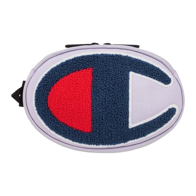 Champion Velvet Big C Canvas Chest Bag Waist Bag Unisex Bags Light-Purple CH1056-530 One Size