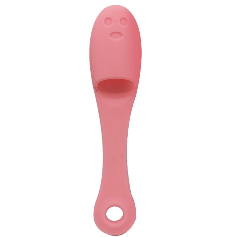 Soft Pet Finger Brush Cats Brush Toothbrush Tear Stains Brush Eye Care Pets Cleaning Grooming Tools Dog Cat Cleaning Supplies pink