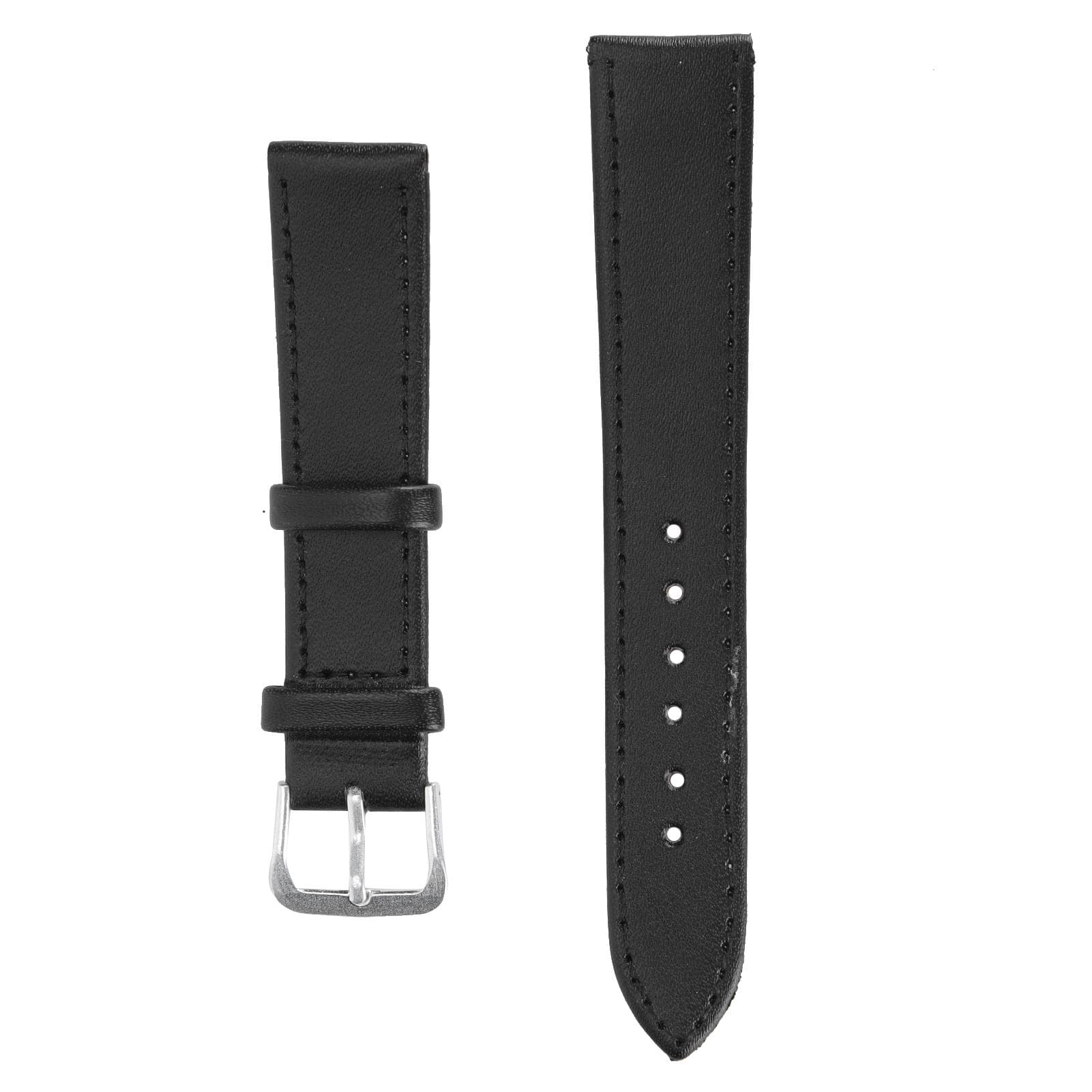 Pin Buckle Watch Band PU Leather Universal Replacement Watch Strap Part Accessory18mm / 0.71in