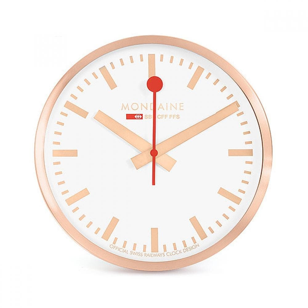 Mondaine A995.Clock.17sbk Public Wall Clock A995.CLOCK.17SBK