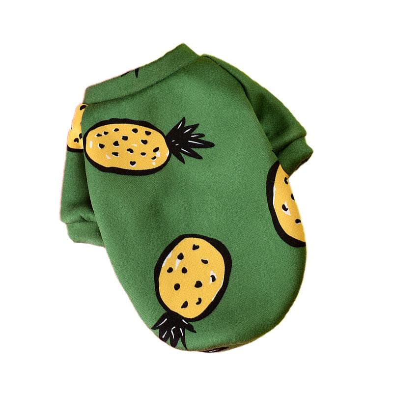 Cute Pet Clothes Costume Animal Printed Dog Coat Cotton Soft Pullover Jacket Sweatshirt Cat Sweater Pets Clothing Outfit S