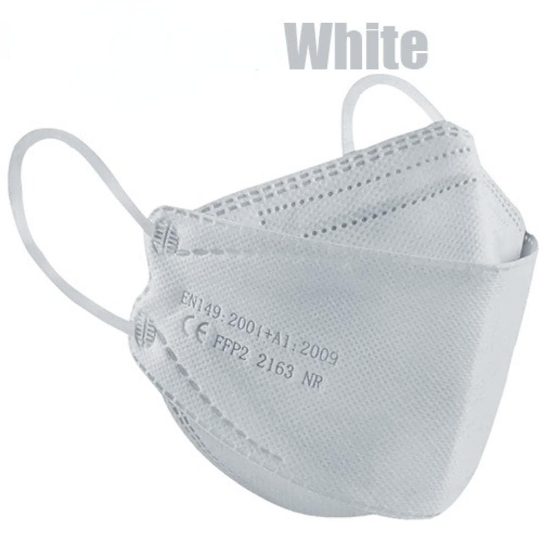 FFP2 Colorful Face Mask Mascarillas Anti-fog Dust Respirator Breathable KN95 Adult Masks 50PCS white