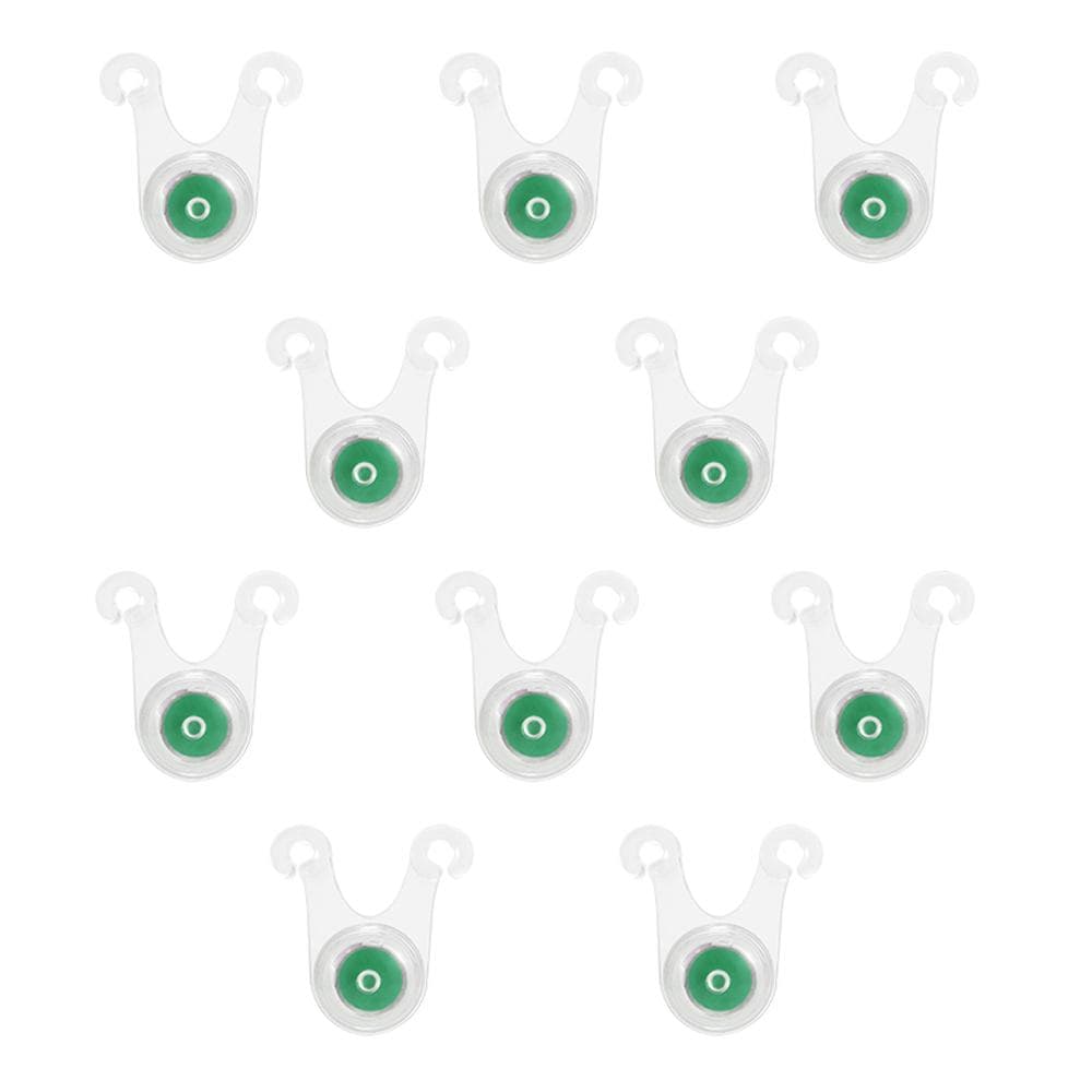 10pcs Tent String Light Guard Rope Hangings Lights Outdoor Camping Ambient Light IPX4 Waterproof green